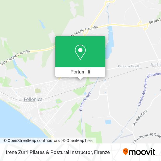 Mappa Irene Zurri Pilates & Postural Instructor