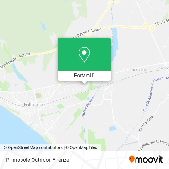 Mappa Primosole Outdoor