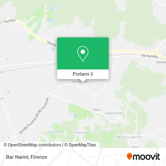 Mappa Bar Nanni