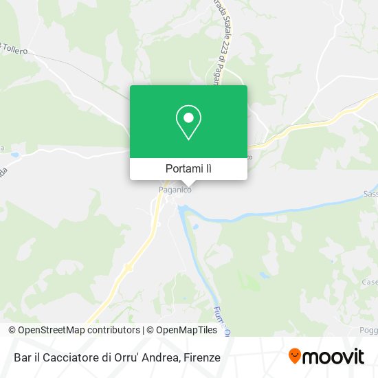 Mappa Bar il Cacciatore di Orru' Andrea