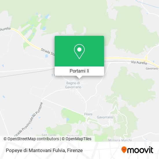 Mappa Popeye di Mantovani Fulvia
