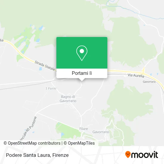 Mappa Podere Santa Laura