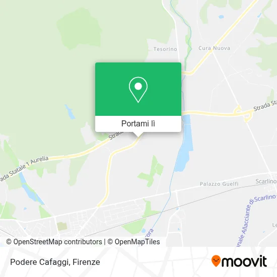 Mappa Podere Cafaggi