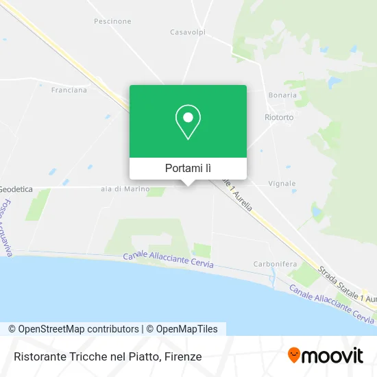 Mappa Ristorante Tricche nel Piatto