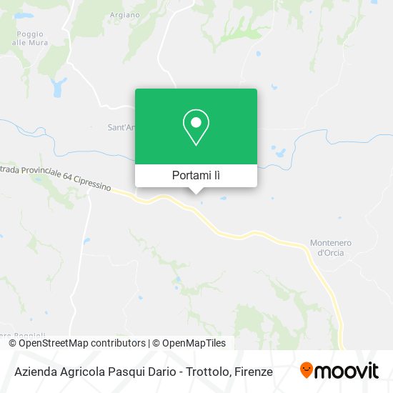 Mappa Azienda Agricola Pasqui Dario - Trottolo
