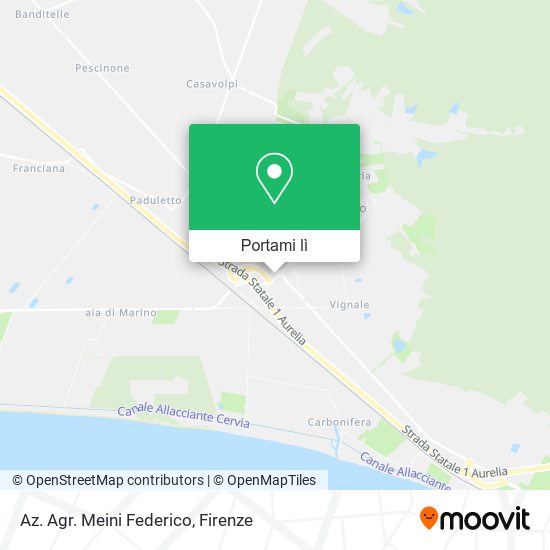 Mappa Az. Agr. Meini Federico