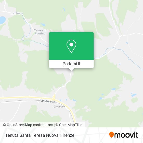 Mappa Tenuta Santa Teresa Nuova