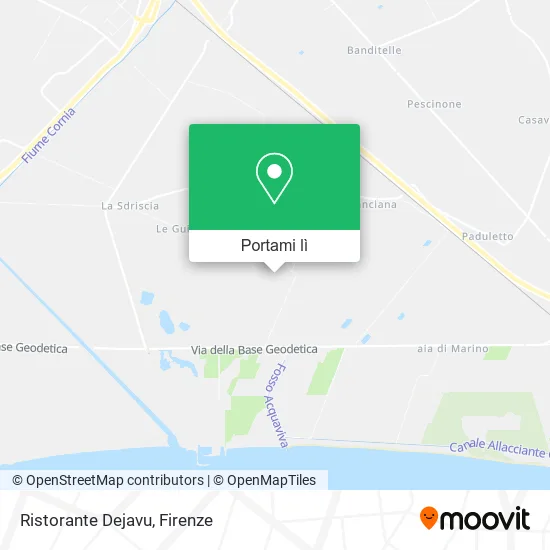 Mappa Ristorante Dejavu