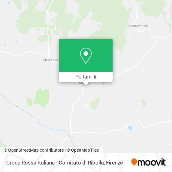 Mappa Croce Rossa Italiana - Comitato di Ribolla