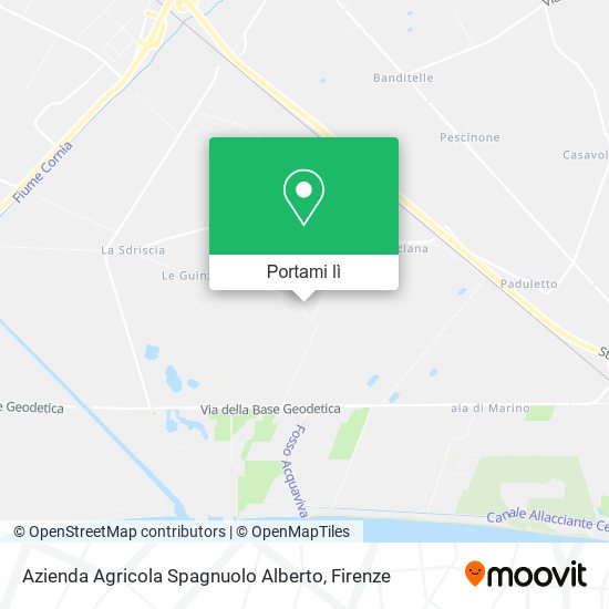 Mappa Azienda Agricola Spagnuolo Alberto