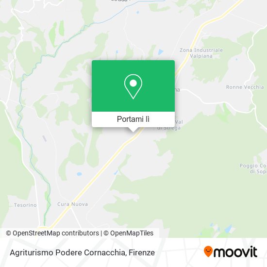 Mappa Agriturismo Podere Cornacchia