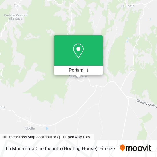 Mappa La Maremma Che Incanta (Hosting House)
