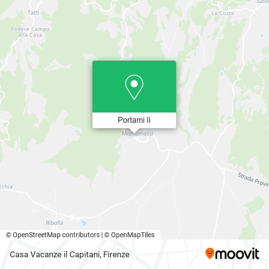 Mappa Casa Vacanze il Capitani