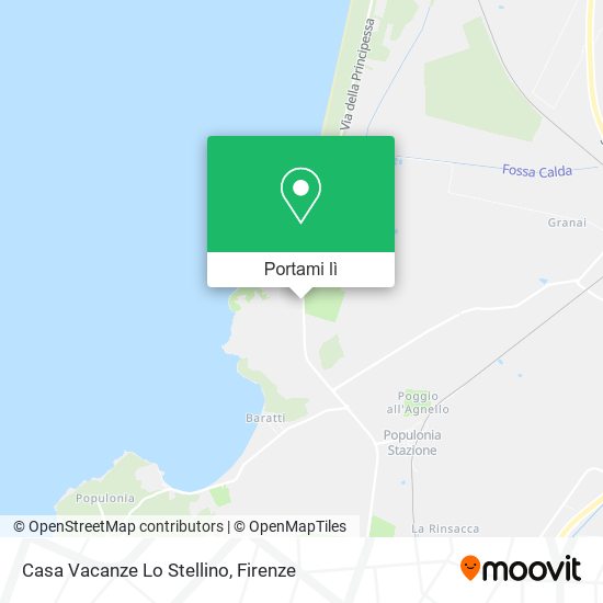 Mappa Casa Vacanze Lo Stellino