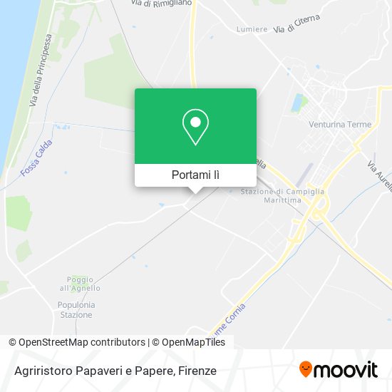 Mappa Agriristoro Papaveri e Papere