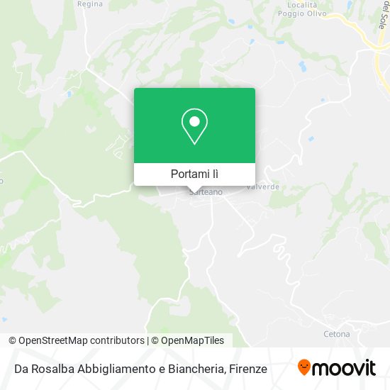 Mappa Da Rosalba Abbigliamento e Biancheria