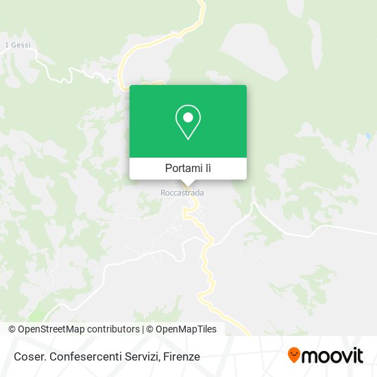 Mappa Coser. Confesercenti Servizi