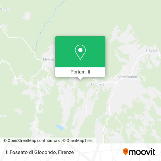 Mappa Il Fossato di Giocondo