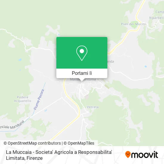 Mappa La Muccaia - Societa' Agricola a Responsabilita' Limitata