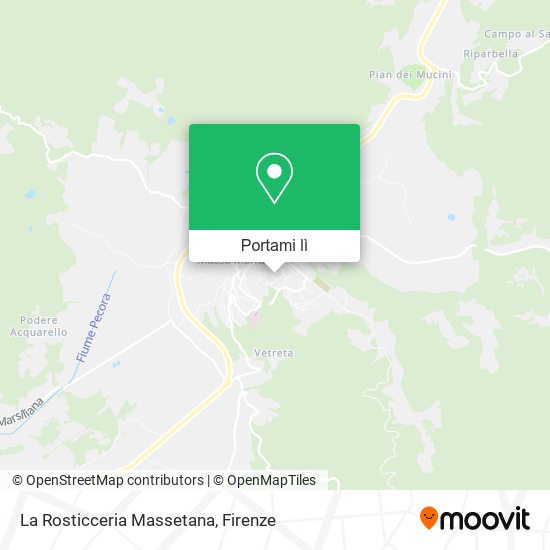 Mappa La Rosticceria Massetana