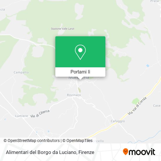 Mappa Alimentari del Borgo da Luciano