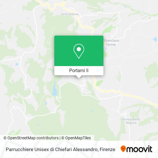 Mappa Parrucchiere Unisex di Chiefari Alessandro