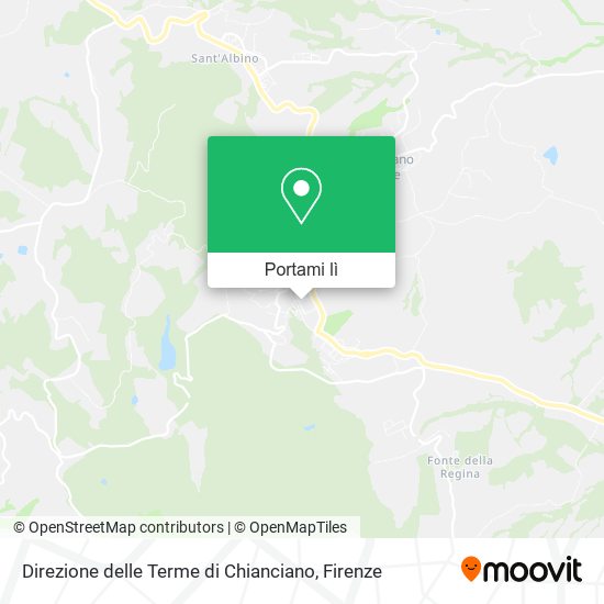 Mappa Direzione delle Terme di Chianciano