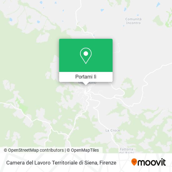 Mappa Camera del Lavoro Territoriale di Siena
