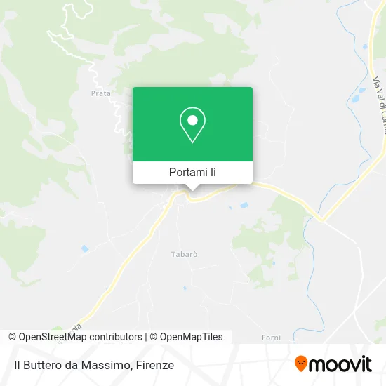 Mappa Il Buttero da Massimo