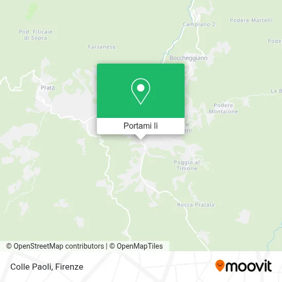 Mappa Colle Paoli