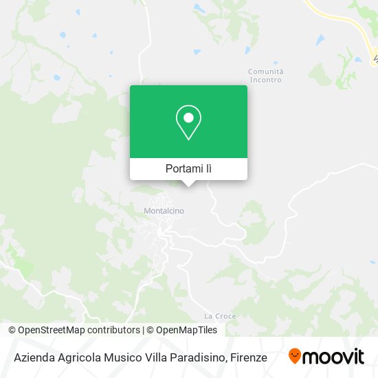 Mappa Azienda Agricola Musico Villa Paradisino