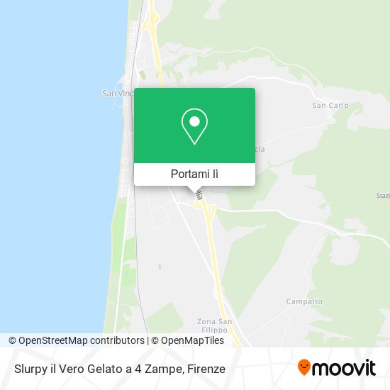 Mappa Slurpy il Vero Gelato a 4 Zampe