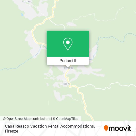 Mappa Casa Reasco Vacation Rental Accommodations