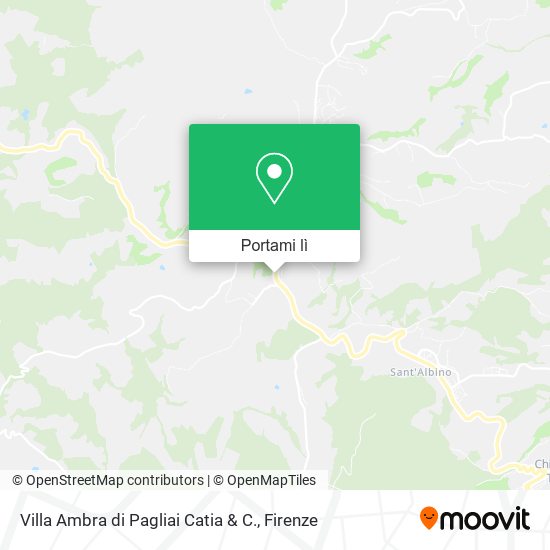 Mappa Villa Ambra di Pagliai Catia & C.