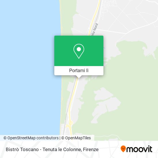Mappa Bistrò Toscano - Tenuta le Colonne