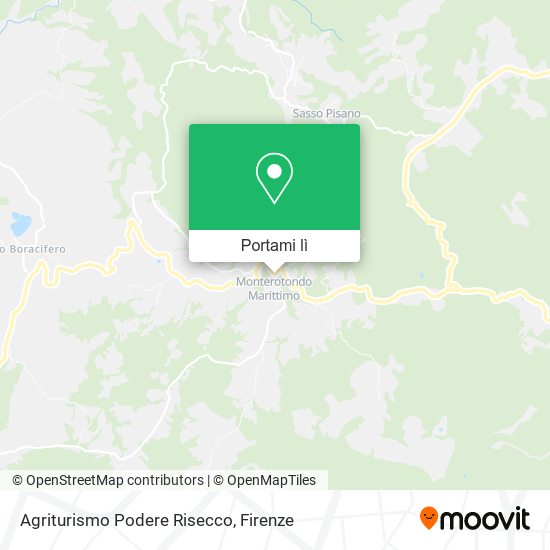 Mappa Agriturismo Podere Risecco