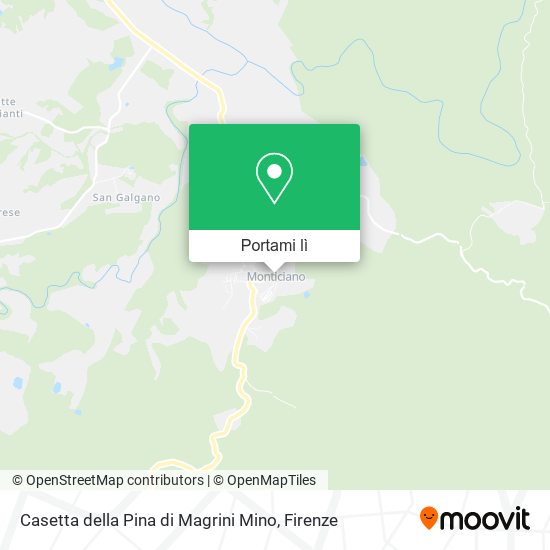 Mappa Casetta della Pina di Magrini Mino
