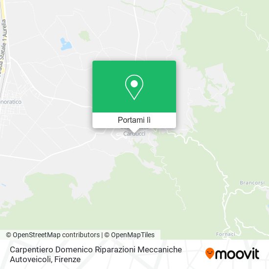 Mappa Carpentiero Domenico Riparazioni Meccaniche Autoveicoli