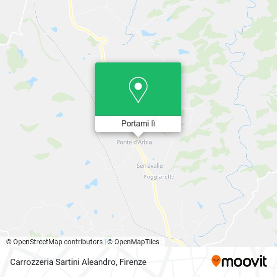 Mappa Carrozzeria Sartini Aleandro