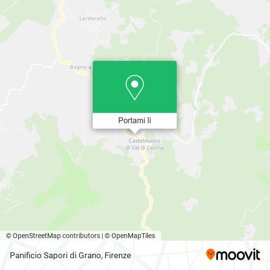 Mappa Panificio Sapori di Grano