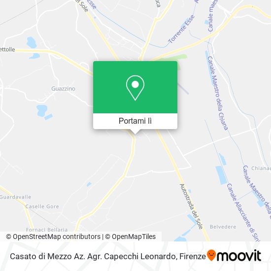 Mappa Casato di Mezzo Az. Agr. Capecchi Leonardo