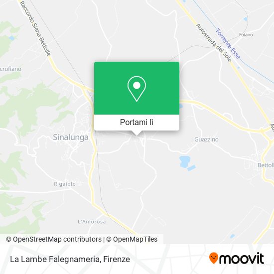 Mappa La Lambe Falegnameria
