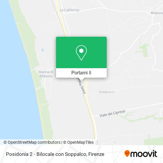 Mappa Posidonia 2 - Bilocale con Soppalco