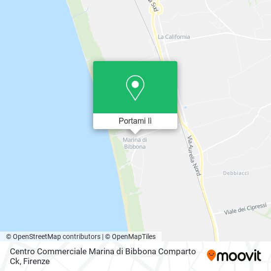 Mappa Centro Commerciale Marina di Bibbona Comparto Ck