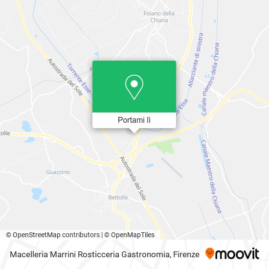 Mappa Macelleria Marrini Rosticceria Gastronomia