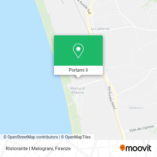 Mappa Ristorante I Melograni