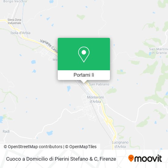 Mappa Cuoco a Domicilio di Pierini Stefano & C