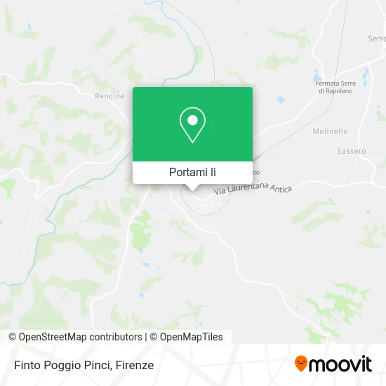 Mappa Finto Poggio Pinci