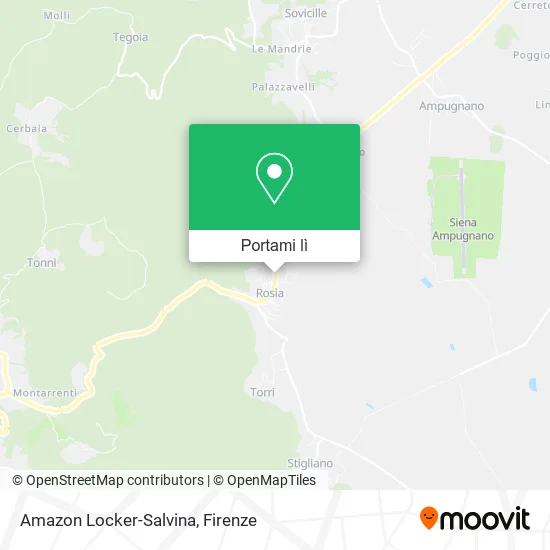 Mappa Amazon Locker-Salvina