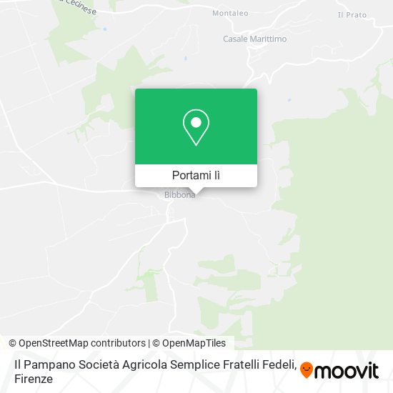 Mappa Il Pampano Società Agricola Semplice Fratelli Fedeli